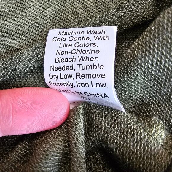 Shein Curve Green Pullover Hoodie Athletic Sweatshirt Womens Plus 3XL Drawstring - Picture 5 of 5